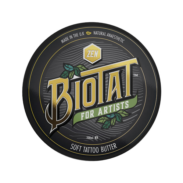 BIOTAT Tattoo Zen Soft Butter | Vegan Tattoo Glide & Aftercare Butter